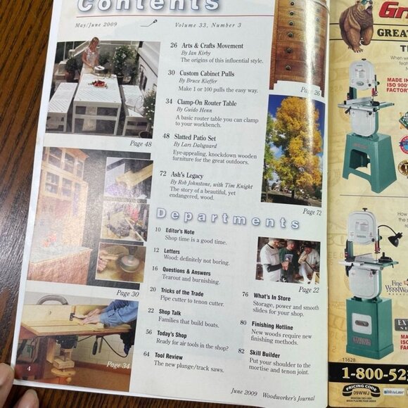 Woodworkers Journal Magazine u June 2009 Vol 33 No 3 Techniques Tips Tricks - Picture 4 of 7